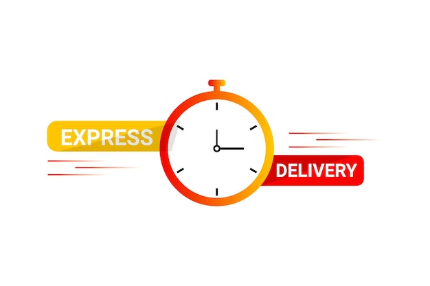 Express levering element ontwerp met verloop.