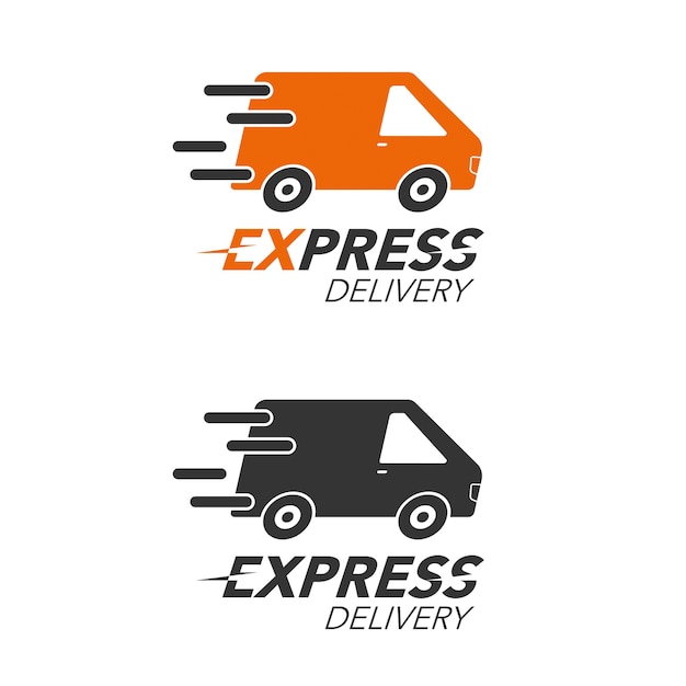 Express levering pictogram concept
