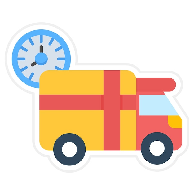 Express shipping icon vector image can be used for cyber monday