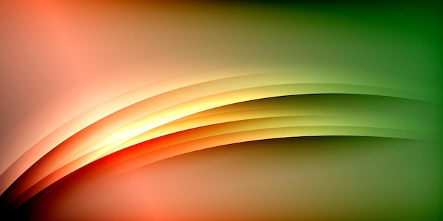 Expressieve poster met schaduwlijnen Met technologie minimalistische en zakelijke thema's heldere levendige kleurenschema's