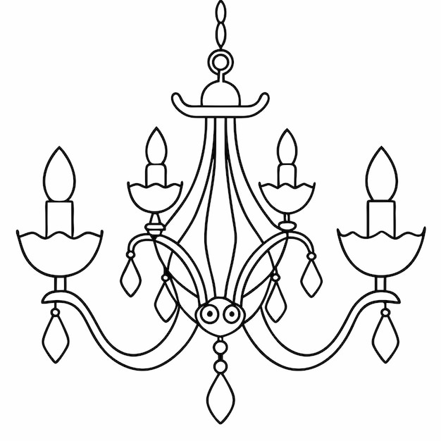 an exquisite crystal chandelier