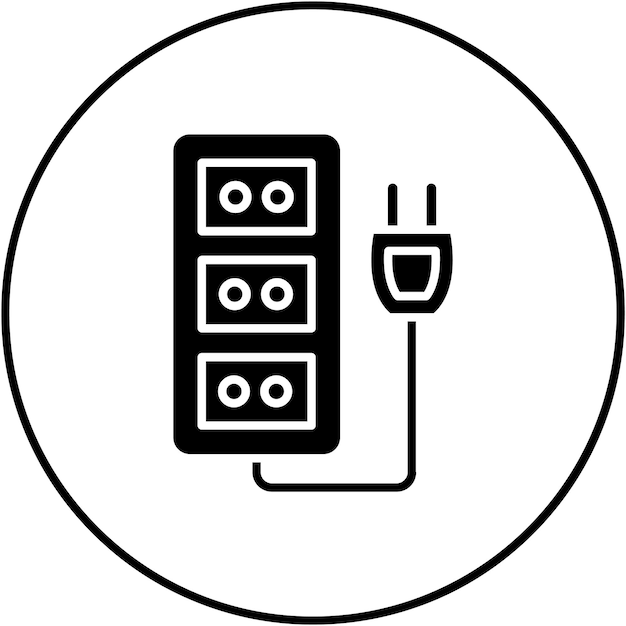 Extension Cord icon vector image Can be used for Home Improvements