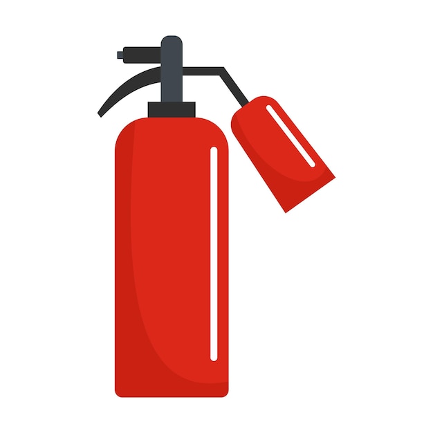 Vector extinguisher icon flat illustration of extinguisher vector icon for web