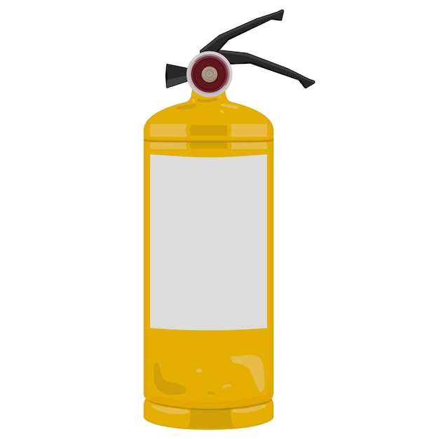 extinguisher isolated on white background vector illustration