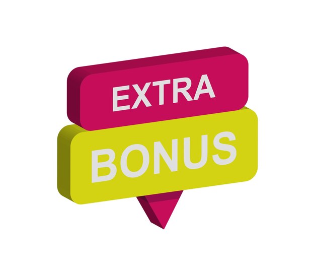 Vettore bonus extra