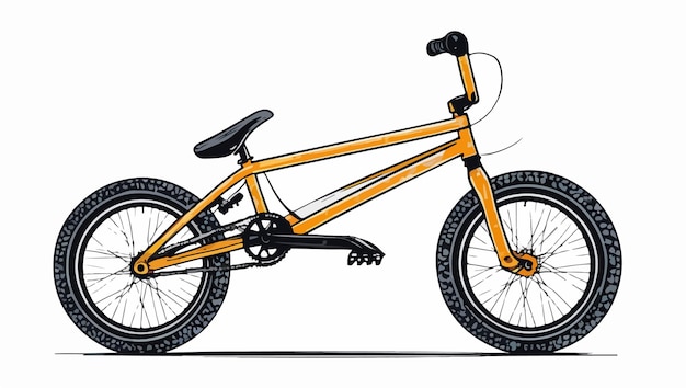 Vector extreme bmx bicycle vector