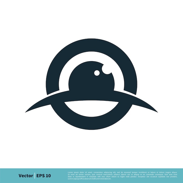 目玉光学アイコン ベクトルのロゴのテンプレート イラスト デザイン ベクトル EPS 10