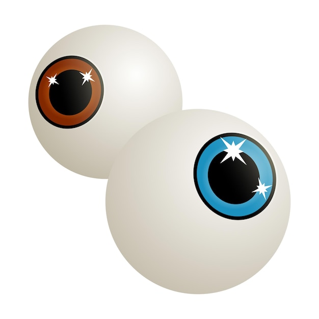 Eye balls vector