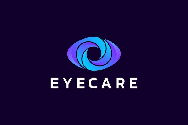 Vector eye care logo design