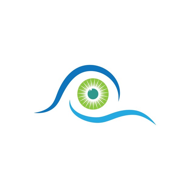 Vector eye care logo template