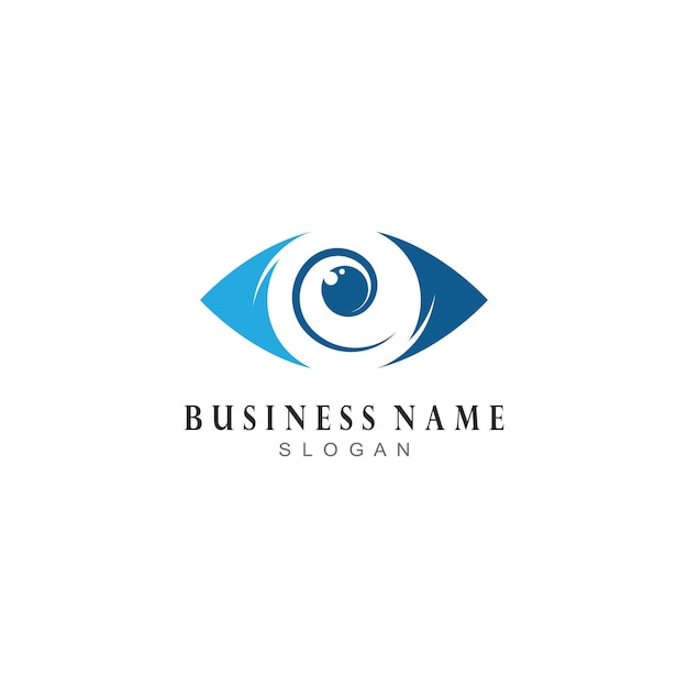 Eye Care vector logo design vector