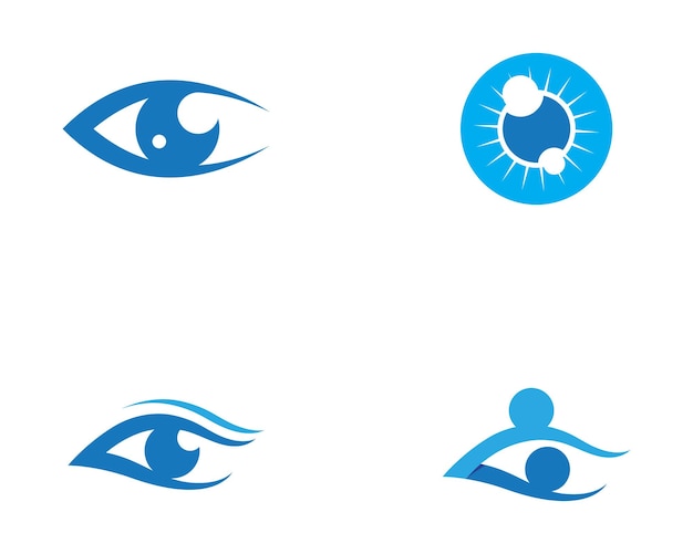 Eye Care vector logo design