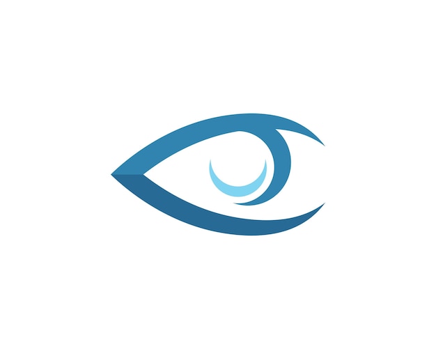 Premium Vector | Eye care vector logo design