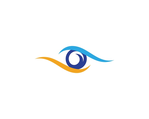 Eye care vector logo design