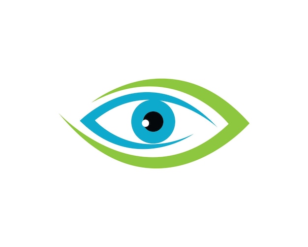 Eye care vector logo design