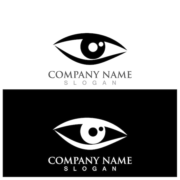 Eye Care vector logo design