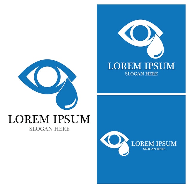 Eye Care vector logo design