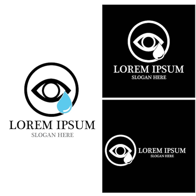 Eye Care vector logo design