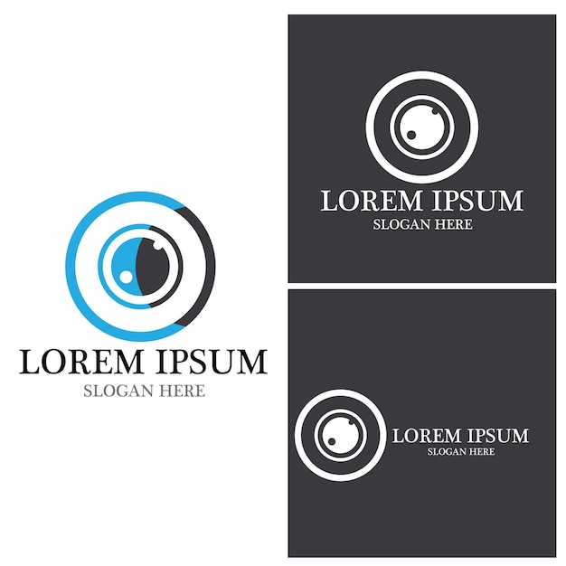 Eye Care vector logo design