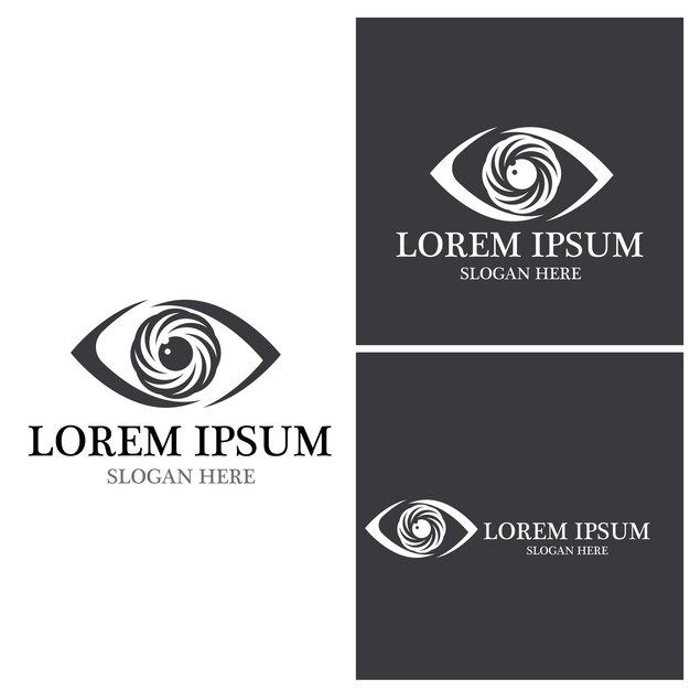 Eye Care vector logo design