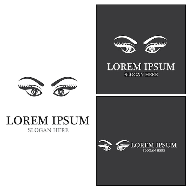 Eye Care vector logo design