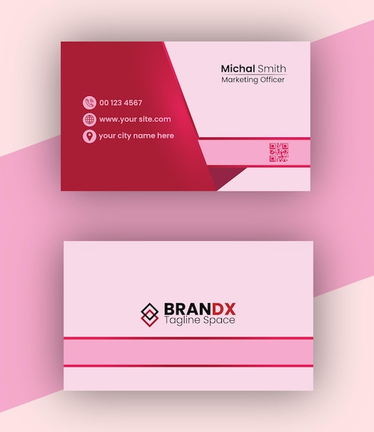 Eye catching professional business card design