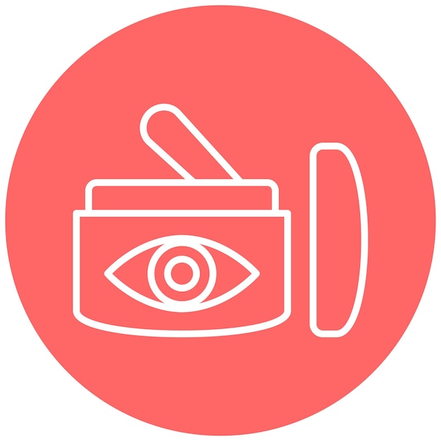 Eye Cream Icon Style