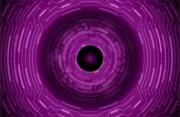 eye cyber circuit future technology concept background