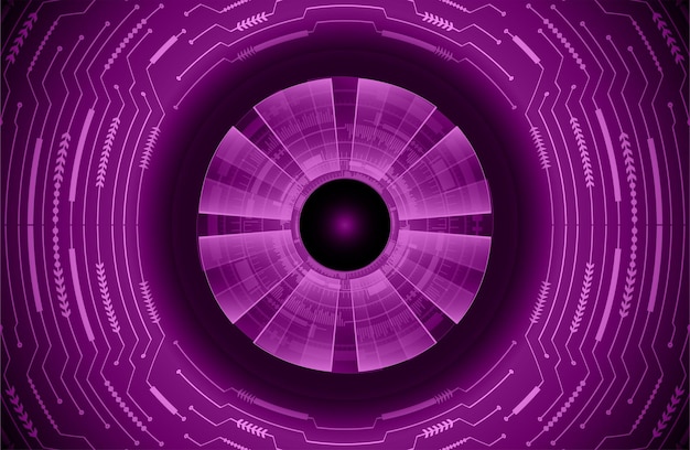 eye cyber circuit future technology concept background