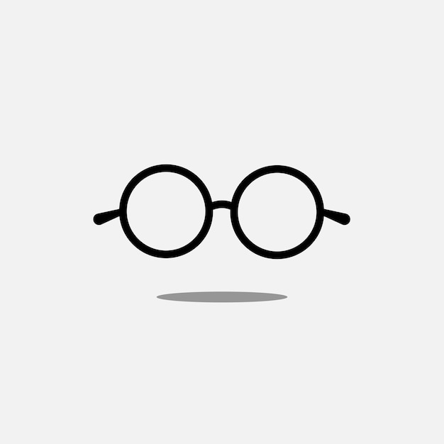 Vector eye glass icon