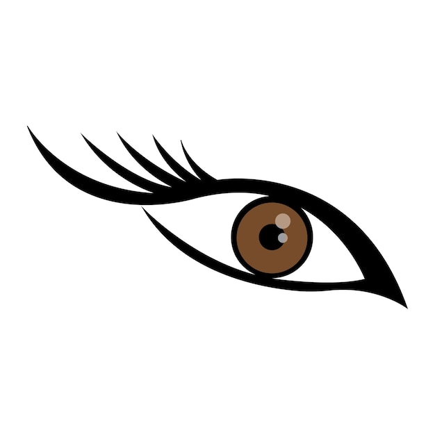 Eye icon logo vector design template