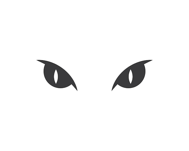 Vector eye icon logo vector template illustration