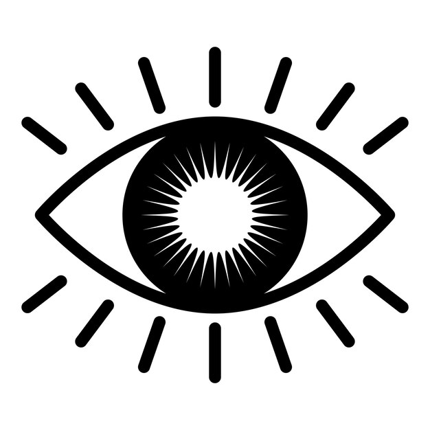 Vector eye icon vector design illustration design