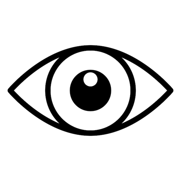 Eye icon vector design illustration design