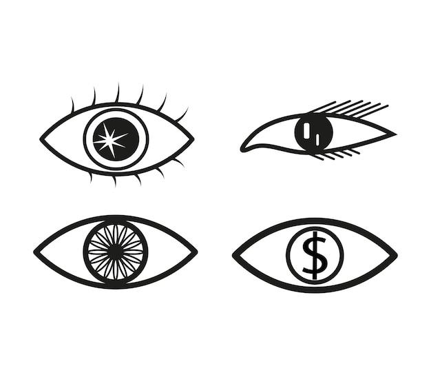 Eye icons collection