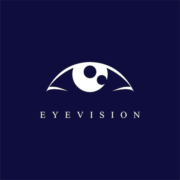 eye logo design template vector