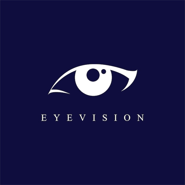 eye logo design template vector