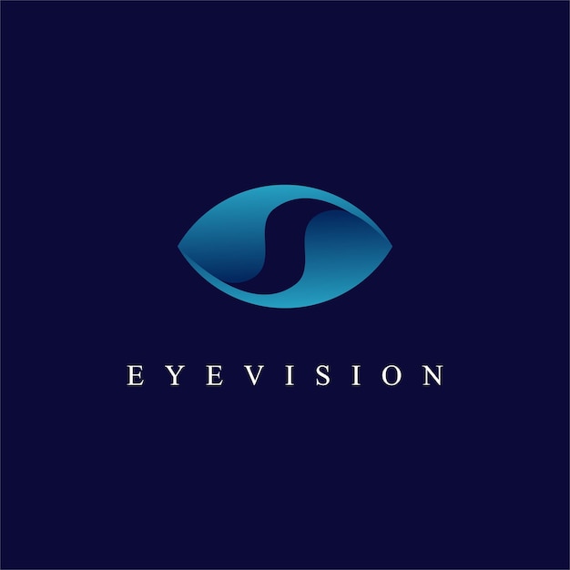 eye logo design template vector