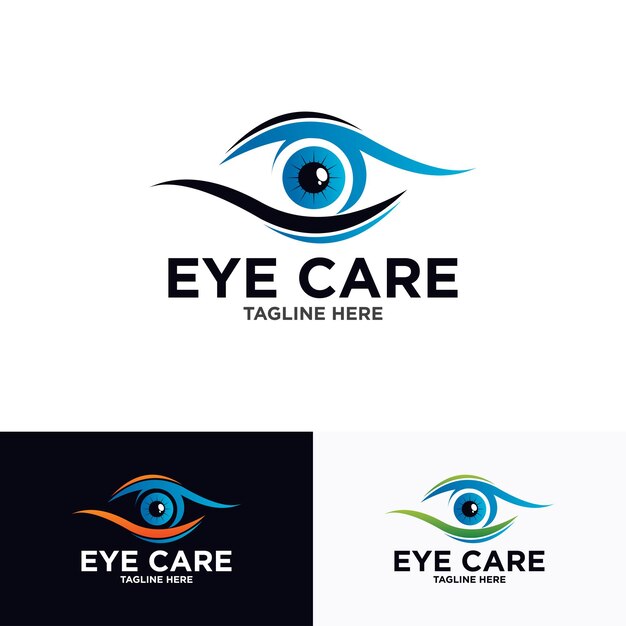 Eye logo design template