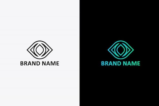 Eye logo design template,