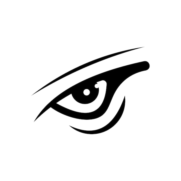 Eye logo template design