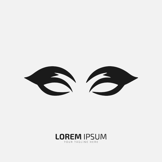 Eye logo template vector icon illustration design Eye logo template vector icon