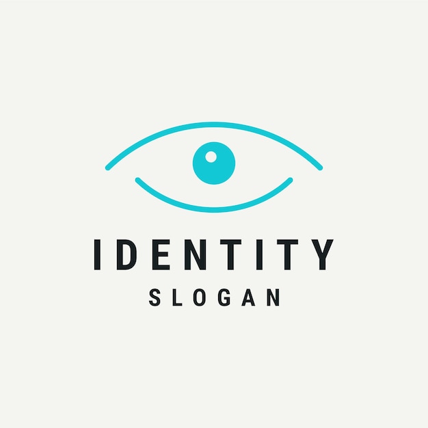 eye logo template vector illustratie ontwerp