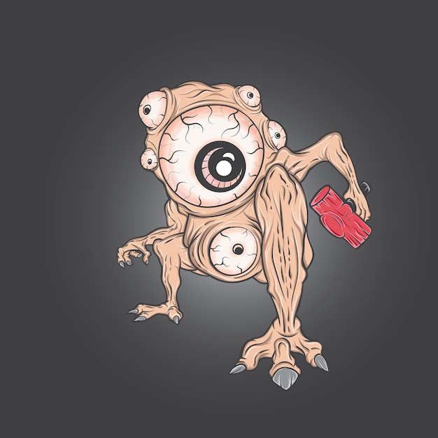 Vector eye monster