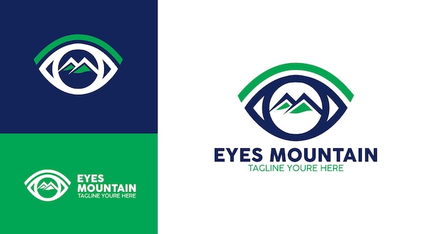 Логотип eye mountain для авантюристов