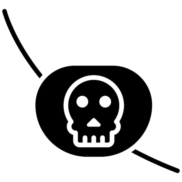 Eye Patch Vector Illustration Style