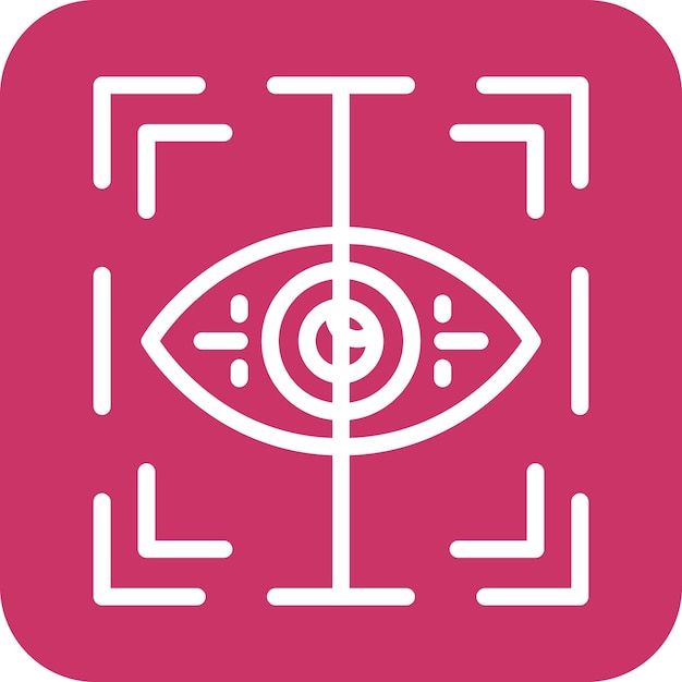 Eye Scanner Icon Style