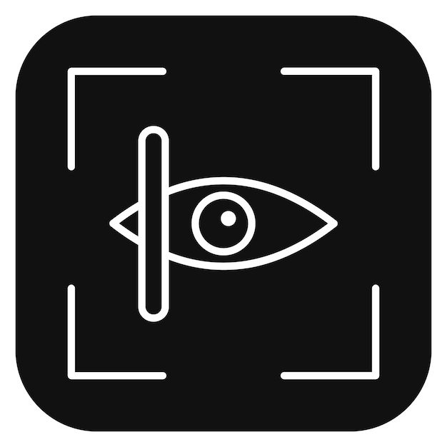 Eye Scanner Vector Illustration