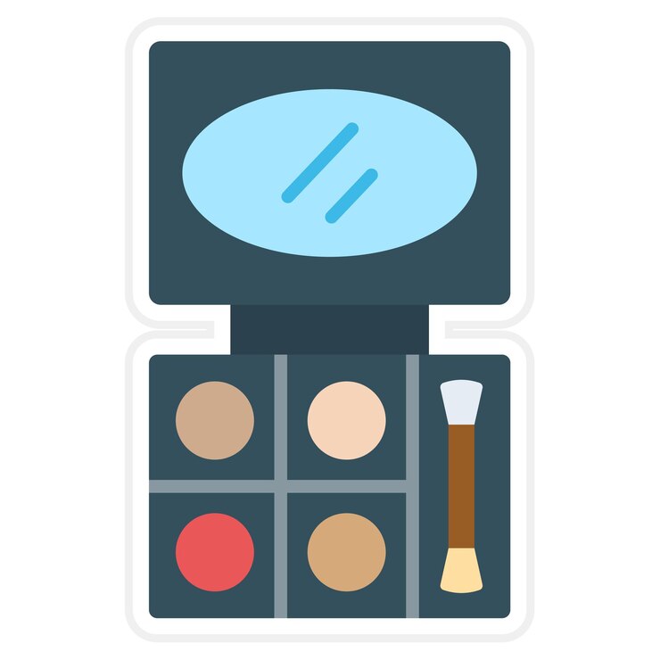 Vector eye shadow icon