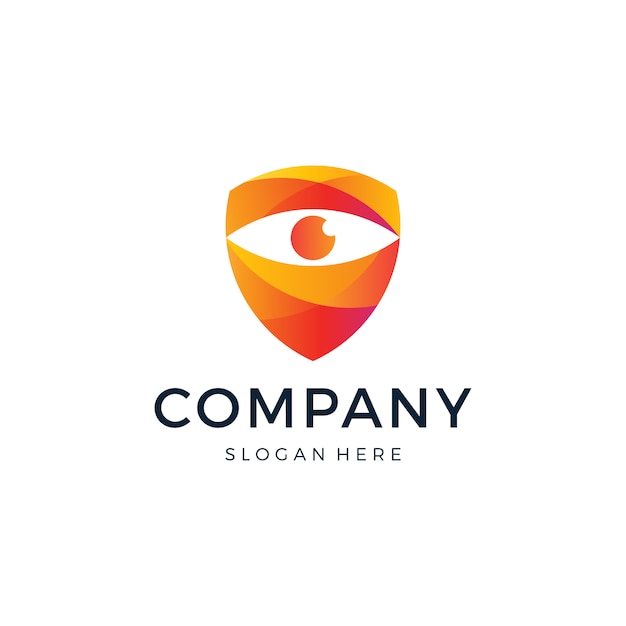 Eye shield logo design